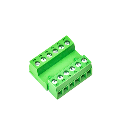 हरे रंग का पीसीबी टर्मिनल ब्लॉक कनेक्टर वायर XK2EDGA 5.08MM पिच