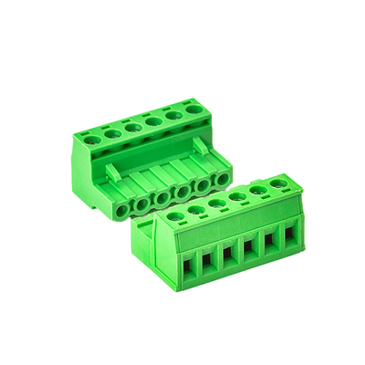 हरे रंग का पीसीबी टर्मिनल ब्लॉक कनेक्टर वायर XK2EDGA 5.08MM पिच