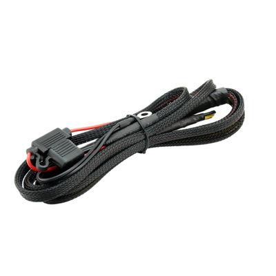 फ्यूज होल्डर के साथ एलईडी स्पॉटलाइट स्विच मोटरसाइकिल हार्नेस वायर 5 फीट लंबाई