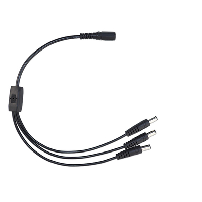 DC5521 DC5525 DC पावर केबल असेंबली 5.5×2.5 मिमी प्लग टू ओपन पावर एडाप्टर