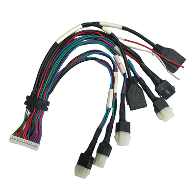 ATX हाउसिंग ओवरमोल्डिंग केबल असेंबली JST PH2.0 वायर क्रिम्प हाउसिंग से USB2.0 फीमेल